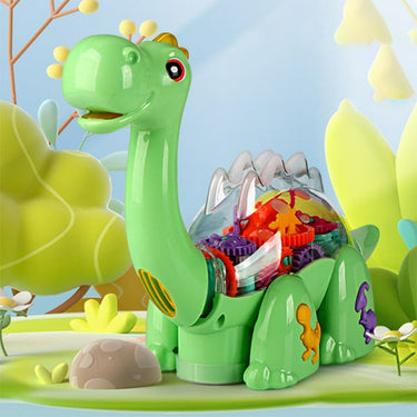 TRANSPARENT FUNNY DINO WITH MUSIC